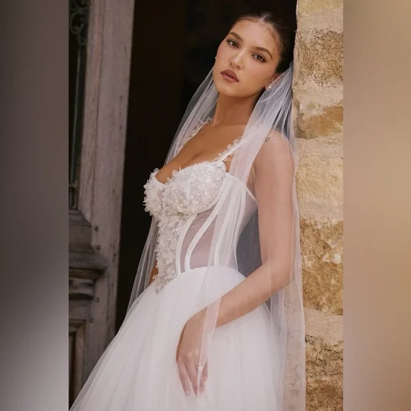 Nathalie House of CB White Wedding Dress - Picture 12 of 16